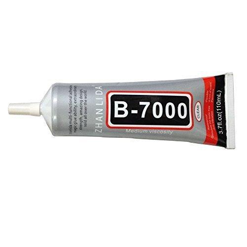 B7000 adhesive more material can be pasted, it metal, glass, ceramics, stone, bamboo wood, cloth, leather, PE, PP, PVC, ABS, nylon, sponge, film, textiles, electronic components, plastics, rubber , fiber, paper type, and other materials have a very good pasting properties.Appearance: transparent semi-fluid, Solid content: 28% -35%, After curing Hardness: 70-85 A & Surface dry time: 6 minutes.