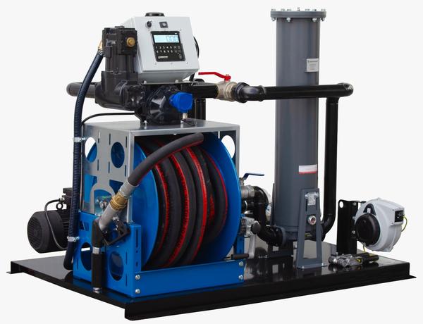 SM HIGH FLOW SUPPLY KIT VEPLC HIGH FLOW DISPENSER Kit Assembled On A Bedplate It Can Be Provided With Electronic Display Controller Filter And Hose Reel