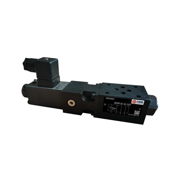 THM – ZERP/ZERA/ZERB – Reducing modular proportional valveIntroduction:The valve combines the advantages of a superposition valve and a proportional valve is easy to install and can adjust the secondary side pressure in proportion to the input current of the proportional electromagnet.
