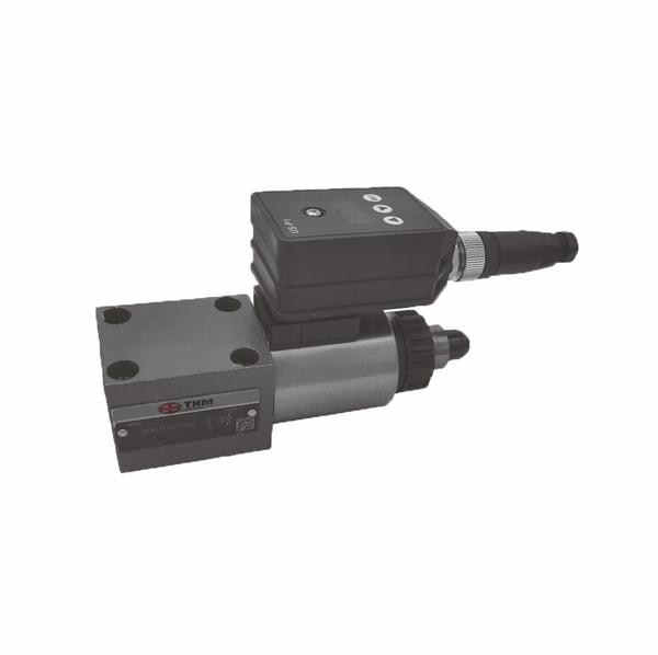 THM – DBET(E) – Proportional Relief ValveFeatures:Direct actuated valveOperation by proportional solenoids with central thread and detachable coilFor subplate mountingModel DBETE: internal integrated amplifierModel DBET: external control amplifier