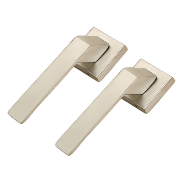 Enhance your doors with our Elegant Stainless Steel Door Handle Set. Crafted with a focus on simplicity and durability, this handle set is designed to complement any interior style while providing a comfortable grip and long-lasting performance.Our handles are not just about looks; they are built to last. With a design that prioritizes both aesthetics and functionality, you can trust that our handles will remain a stylish feature in your home for years to come.Key Features:Superior Quality: Made from premium stainless steel, these handles are built to withstand daily use while maintaining their sleek appearance.Timeless Design: The clean, smooth surface of these handles offers a classic look that seamlessly fits into both modern and traditional decor.Complete Set: This product includes two handles, perfect for a complete door installation. Each set comes with a comprehensive fitting kit, ensuring a hassle-free setup.Elegant Finish: The polished finish adds a touch of sophistication to your doors, making them stand out in any room.