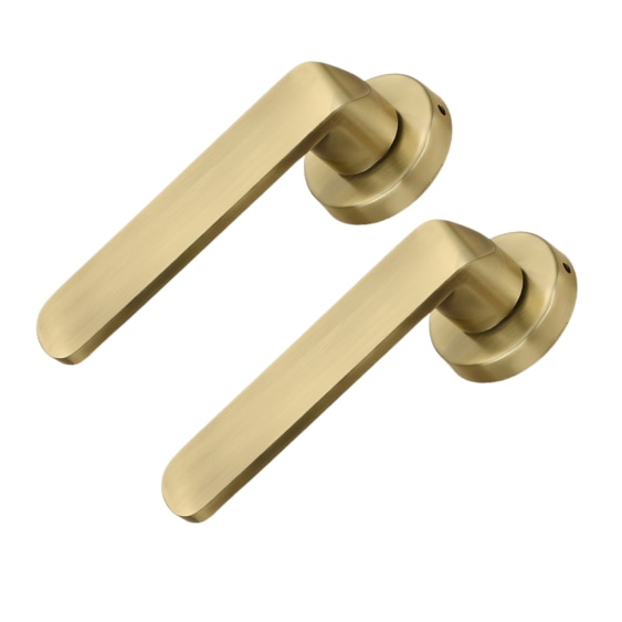 Enhance your doors with our Elegant Stainless Steel Door Handle Set. Crafted with a focus on simplicity and durability, this handle set is designed to complement any interior style while providing a comfortable grip and long-lasting performance.Our handles are not just about looks; they are built to last. With a design that prioritizes both aesthetics and functionality, you can trust that our handles will remain a stylish feature in your home for years to come.Key Features:Superior Quality: Made from premium stainless steel, these handles are built to withstand daily use while maintaining their sleek appearance.Timeless Design: The clean, smooth surface of these handles offers a classic look that seamlessly fits into both modern and traditional decor.Complete Set: This product includes two handles, perfect for a complete door installation. Each set comes with a comprehensive fitting kit, ensuring a hassle-free setup.Elegant Finish: The polished finish adds a touch of sophistication to your doors, making them stand out in any room.