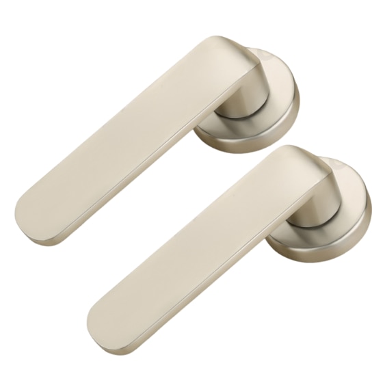 Enhance your doors with our Elegant Stainless Steel Door Handle Set. Crafted with a focus on simplicity and durability, this handle set is designed to complement any interior style while providing a comfortable grip and long-lasting performance.Our handles are not just about looks; they are built to last. With a design that prioritizes both aesthetics and functionality, you can trust that our handles will remain a stylish feature in your home for years to come.Key Features:Superior Quality: Made from premium stainless steel, these handles are built to withstand daily use while maintaining their sleek appearance.Timeless Design: The clean, smooth surface of these handles offers a classic look that seamlessly fits into both modern and traditional decor.Complete Set: This product includes two handles, perfect for a complete door installation. Each set comes with a comprehensive fitting kit, ensuring a hassle-free setup.Elegant Finish: The polished finish adds a touch of sophistication to your doors, making them stand out in any room.