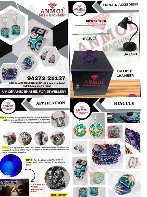 UV CERAMIC ENAMEL FOR JEWELLERY