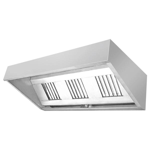 The commercial hood is an essential ventilation system designed to maintain a clean and safe kitchen environment by efficiently removing smoke, steam, and odors. Constructed from high-quality stainless steel, it offers durability and easy maintenance, with a sleek design that complements any commercial kitchen. Equipped with powerful fans and filters, it ensures optimal airflow and captures grease and particulate matter, improving air quality and reducing fire risks. The hood features adjustable settings and is compatible with various ducting options for flexible installation. Ideal for restaurants, cafeterias, and food processing areas, it enhances kitchen safety and comfort. Its user-friendly design and reliable performance make it a crucial component for any high-traffic kitchen.