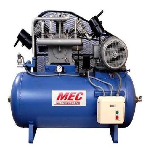 Product Details:Brand MECModel Name/Number DCA 10Air Tank Capacity 220 LiterFrequency 50HzNumber Of Cylinders 2Voltage 440VMaterial Mild SteelCountry of Origin Made in IndiaSpeed 700 rpmWorking Pressure 12kg/cm2Motor Power 3 HPMinimum Displacement 10.1 cft/ltrMaximum Displacement 285 cft/ltr