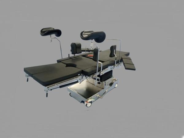 Specifications :-Suitable For• General Surgery• Vascular Surgery• Cardiac Surgery• Neurology Surgery• Urology Surgery• Gynecology• Laparoscopy• Plastic SurgeryStandard Accessories:• Anesthetic Screen• Shoulder Supports with pad• Arm Boards with pad• Lateral Support with Pad• Knee Crutches• Water Proof MattressTechnical Data• Anesthetic Screen• Shoulder Supports with pad• Arm Boards with pad• Lateral Support with Pad• Knee Crutches• Water Proof MattressTechnical Data• Length of Table• Width of Table Top• Height ( Min - Max )• Trendlenburg (Rev.)• Lateral Tilt• Back Section• Head Section• Leg Section• Floor Locking System• Top SlideHospital Furniture Manufacturer in India/Gurgaon/Delhi NCRBest Medical furniture supplier/Manufacture in Gurgaon/Delhi NCRHospital Medical Equipments supplier/Manufacture in Gurgaon/Delhi NCR
