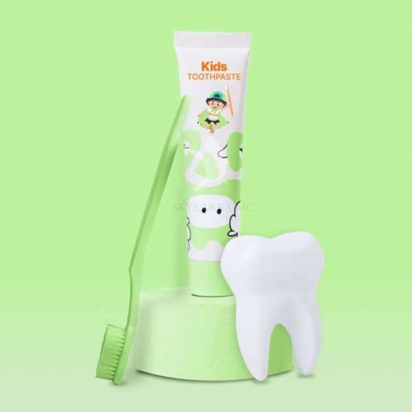 Discover the ultimate in oral care for kids with Skylark's Kid's Gel Toothpaste, providing fluoride protection for strong, healthy teeth while addressing daily sensitivity. Our gentle, fun formula is designed specifically for young smiles, featuring a variety of kid-friendly flavors that make brushing enjoyable. Infused with fluoride, it strengthens enamel and shields against cavities, ensuring your child's dental health is well-protected. Make brushing a fun and effective part of your child's routine with Skylark's Kid's Gel Toothpaste—a reliable choice for happy, healthy smiles every day.