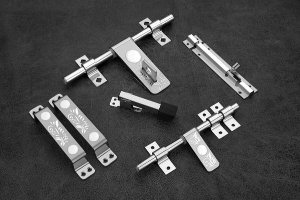 Upgrade your door's security and style with our Comprehensive Door Kit, the ultimate solution for homeowners seeking both functionality and aesthetic appeal. This all-in-one door kit includes a main AL drop, two handles, two main AL drop clamps, one door stopper, one towerbolt, and one latch handle with three clamps. Designed to offer a seamless blend of durability and elegance, this kit is a complete door solution that enhances both the safety and visual appeal of any door.Crafted with precision, the main AL drop, handles, main AL drop clamps, and latch handle feature an exquisite embossed design that adds a touch of sophistication to your door. The robust construction ensures long-lasting performance, making them ideal for both residential and commercial use. While the door stopper and towerbolt do not have the embossed design, they maintain the same high standards of quality and reliability.Whether you're renovating your home or setting up a new property, this stylish door accessory kit is designed to meet your needs. It provides a cohesive look and a practical solution that enhances the security and functionality of your doors.Key Features:Complete Door Kit: Includes 1 main AL drop, 2 handles, 2 main AL drop clamps, 1 door stopper, 1 towerbolt, and 1 latch handle with 3 clamps.Embossed Design: Adds elegance to the main components, creating a visually appealing and stylish finish.Durability: High-quality materials ensure longevity and resistance to wear and tear.Enhanced Security: Provides a reliable and secure closure for your doors, giving you peace of mind.Versatile Use: Suitable for both residential and commercial applications.