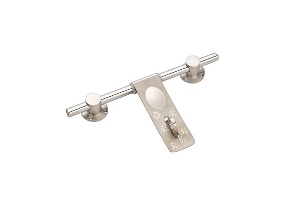 Introducing our embossed AL drop, a striking door accessory that merges style and security in one seamless design. This decorative door handle stands out with its elegantly embossed rod, accompanied by a welded pan that adds both visual interest and practical functionality. Engineered from premium-grade materials, this secure door AL drop promises exceptional durability, ensuring your doors remain both stylish and secure for years to come.Enhance your door's security and style with our embossed AL drop, featuring a sophisticated design and robust construction. This decorative door handle includes 2 clamps and 1 additional clamp specifically designed for the door lock, making it a (2+1) configuration that ensures a secure and tight fit. The intricately embossed rod, paired with a welded pan, adds an elegant touch to any door, making it a perfect choice for both residential and commercial settings.The embossed design is not just about aesthetics; it also reflects the fine craftsmanship and attention to detail that goes into each piece. Perfect for those who refuse to compromise on quality, this AL drop is ideal for a variety of settings—be it the front entrance of your home or the main door of a commercial establishment. Its robust construction guarantees a secure fit, while the intricate embossing adds a touch of elegance that complements any decor.Installation is a breeze with our user-friendly design, making it accessible even for those with minimal DIY experience. Whether you're renovating a historic property or adding the finishing touches to a modern space, this elegant door accessory is the perfect choice to enhance both the functionality and appearance of your doors.Key Features:Stylish embossed design for a sophisticated aesthetic.2+1 clamp configuration for secure installation.Durable construction ensures longevity and reliability.Easy installation for a hassle-free set-up.Versatile application for residential and commercial use.High-quality materials provide strength and resilience.Enhanced security with a robust and secure fit.