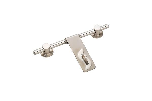 Introducing our embossed AL drop, a striking door accessory that merges style and security in one seamless design. This decorative door handle stands out with its elegantly embossed rod, accompanied by a welded pan that adds both visual interest and practical functionality. Engineered from premium-grade materials, this secure door AL drop promises exceptional durability, ensuring your doors remain both stylish and secure for years to come.Enhance your door's security and style with our embossed AL drop, featuring a sophisticated design and robust construction. This decorative door handle includes 2 clamps and 1 additional clamp specifically designed for the door lock, making it a (2+1) configuration that ensures a secure and tight fit. The intricately embossed rod, paired with a welded pan, adds an elegant touch to any door, making it a perfect choice for both residential and commercial settings.The embossed design is not just about aesthetics; it also reflects the fine craftsmanship and attention to detail that goes into each piece. Perfect for those who refuse to compromise on quality, this AL drop is ideal for a variety of settings—be it the front entrance of your home or the main door of a commercial establishment. Its robust construction guarantees a secure fit, while the intricate embossing adds a touch of elegance that complements any decor.Installation is a breeze with our user-friendly design, making it accessible even for those with minimal DIY experience. Whether you're renovating a historic property or adding the finishing touches to a modern space, this elegant door accessory is the perfect choice to enhance both the functionality and appearance of your doors.Key Features:Stylish embossed design for a sophisticated aesthetic.2+1 clamp configuration for secure installation.Durable construction ensures longevity and reliability.Easy installation for a hassle-free set-up.Versatile application for residential and commercial use.High-quality materials provide strength and resilience.Enhanced security with a robust and secure fit.