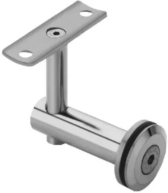 L SHAPE GLASS TO PIPE CONNECTOR  product image