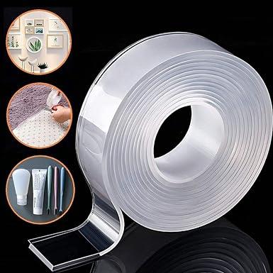 NANO TAPE is Double sided tape heavy duty is made of PET material, highly transparent, strong adhesive, waterproof and non-marking, durable, detachable, reusable, strong elasticity. Double sided tapes tear off without leaving marks on the wall, no damage to the surface, suitable for any smooth surface. NANO TAPE IS HELPER FOR LIFE: Removable double sided tapes is a must-have item in the home, making your life easier, no matter where it is used, multifunctional tape, excellent stickiness, bringing more convenience, it is good helper.NANO TAPE USES IN WIDE RANGE: Double sided adhesive tape is suitable for many scenarios, such as home, office, bathroom, living room, car, etc. You can use it to fix or paste living room paintings, car decorations, wall decorations, DIY ,etc. It can be used indoors and outdoors.EASY TO USE: Strong tape strong, bearing capacity, no need to cure or dry, just tap the item to the surface to install and use. Note: It is not recommended to use traceless tape on oil-stained, water-stained walls, peeling walls, and painted walls to avoid the wall surfaces falling off when the tape is peeled off.With superior quality, competitive prices and prompt delivery, we believe you will find our products and services satisfactory. Hope to cooperate with you!Contact TAPE AND PACKS to know more about our products and how they can benefit your business. 