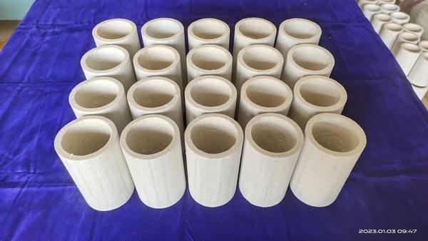 Ceramic fibre sleeves are made by vacuum forming process using high purity ceramic fiber. The sleeves are used for metal pouring for casting process for runner and riser sleeves. Sleeves can be used for protection in metal pipe lining as thermal insulations. For insulation joints It acts as thermal barrier for the flow hot liquid metals and hot flue gasses advantages include low thermal conductivity resistant to direct flame attack and thermal shock resistant.