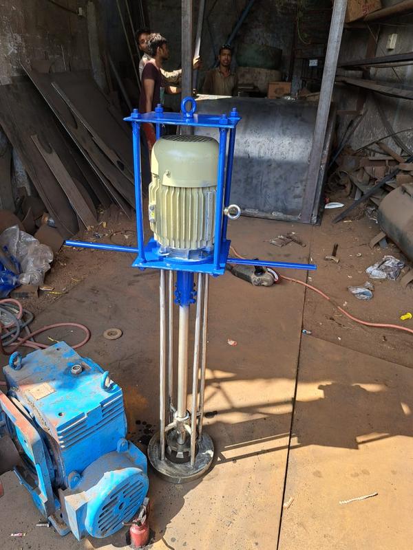High speed Stirrer machine by shree mona fabricatorsHigh-speed stirrer machines are commonly used in various industries for mixing paints, coatings, and other liquids. These machines are designed to efficiently blend materials, ensuring uniform consistency and quality. Here are some key aspects and keywords related to high-speed stirrer machines for paint mixing:1. High-Speed Stirrer:Definition: A machine designed to mix paint or other substances rapidly, often with variable speed settings to adjust mixing intensity.2. Paint Mixer:Definition: A device specifically used to blend paint components to achieve a uniform consistency.3. Homogenizer:Definition: A type of stirrer used to achieve a uniform mixture by breaking down particles and ensuring a consistent texture.4. Mixing Paddle:Definition: The component of the stirrer that agitates the paint, often designed in various shapes (e.g., propeller, blade) for different mixing needs.5. Variable Speed Control:Definition: A feature that allows adjustment of the stirrer's speed to accommodate different viscosities and mixing requirements.6. Laboratory Stirrer:Definition: A smaller, often benchtop version of a high-speed stirrer used in labs for mixing small quantities of paint or other materials.7. Industrial Stirrer:Definition: A robust version of a stirrer designed for large-scale mixing operations in industrial settings.8. Viscosity Control:Definition: The ability to handle and mix substances of varying thickness or consistency.9. Agitator:Definition: A general term for a device that stirs or mixes materials, including high-speed stirrers.10. Dispersion:Definition: The process of spreading out particles within a liquid, often achieved by high-speed stirring to ensure an even mix.11. Paddle Mixer:Definition: A type of stirrer equipped with paddles to efficiently blend paint and other materials.12. High-Shear Mixer:Definition: A type of mixer that applies high shear forces to break down particles and mix materials thoroughly.13. Planetary Mixer:Definition: A mixer where the stirring tool moves in a planetary motion, providing thorough mixing of materials.14. Batch Mixer:Definition: A mixer designed to handle specific quantities or