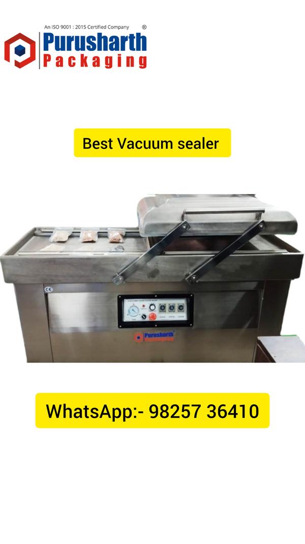 A vacuum packaging machine is a device designed to remove air from a package and seal it tightly to preserve the contents. 