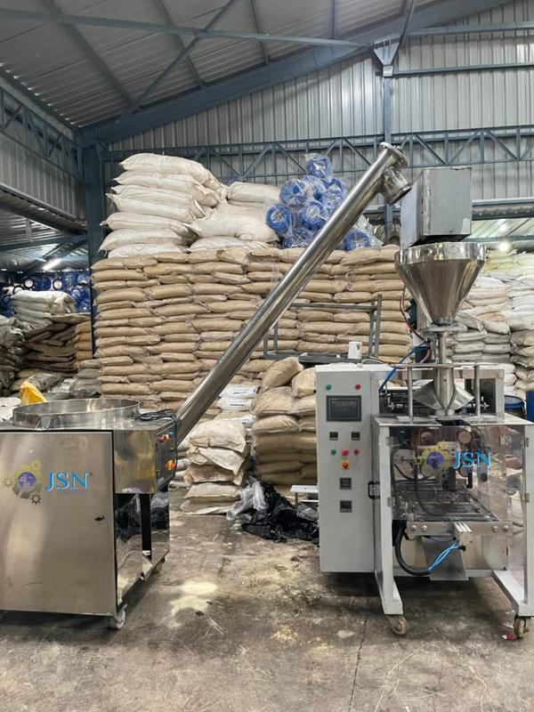 Automatic Collar Type High Speed Servo Auger Filler Machine for Fine Powder and Fine Granular Pesticides and Fertilizer Pouch Packaging Machine [10gm - 1 Kg]