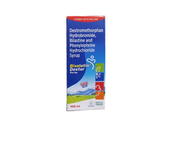 Dextromethorphan Hydrobromide IP 10 mg, Bilastine IP 3.3 mg, Phenlephrine Hydrochloride IP 5 mg