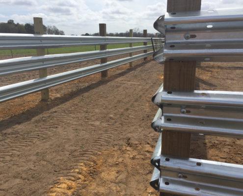 W Beam Crash Barrier