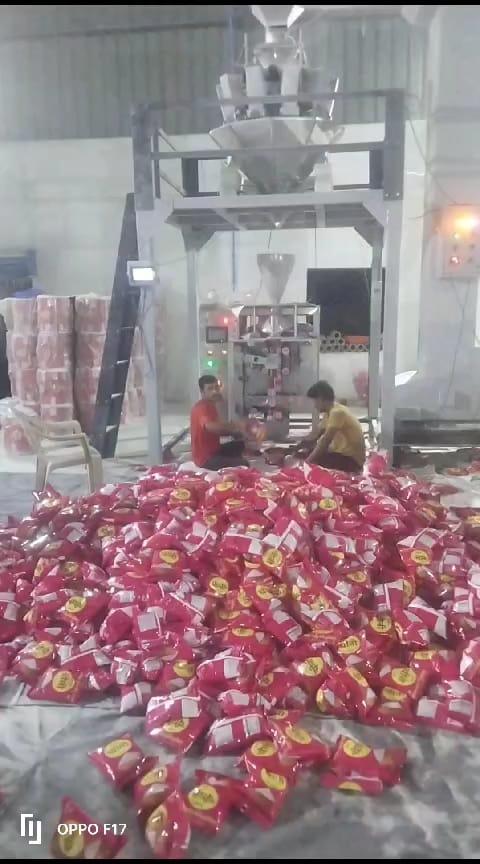 Fully Automatic Collar Type High Speed Load Cell based Multi Head Weigher Machine for Sugar Pouch Packaging up to 1 Kg.