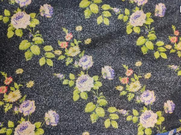 Lurex Fur Digital Print Fabric in Surat