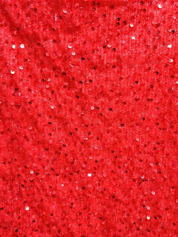 Fur Fabric with Sequence In Surat