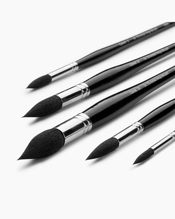 Features01Professional-quality synthetic bristles that retain shape02High water-holding and colour-carrying capacity03Flexible bristles allow creating both thin and thick strokes04Nickle-plated ferrule minimises corrosion and gives brush a longer life05Compatible for artists of all levels of expertise06Travel-friendly container to prevent bristle damage07Smooth blending of coloursCruelty-free, synthetic brushes with improved spring and heightened spread-ability, perfect for water colours and most liquid mediums.