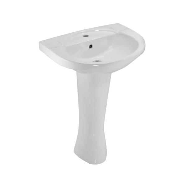 Range : Continental SeriesCode : CNS-WHT-811Description : Wall Hung Basin With Fixing Accessories, Size: 565x450x195 mm 
