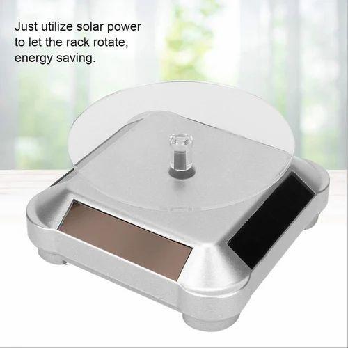 The rotation direction can be reversed by braking the rotating table.Can be used by c-harging under sunlight, indoor light. It can also be powered by batteries(not included) if the sunlight is weak.Dual-use: solar & battery-powered, lack of light source can install battery to provide kinetic energy!