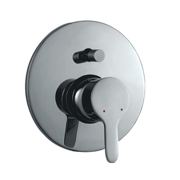 Range : DivertersCode : FUS-CHR-29079NKDescription : Single Lever Exposed Parts Kit of Hi-flow Diverter Consisting of Operating Lever, Cartridge Sleeve, Wall Flange (with Seals), Button Assembly Sleeve & Button (Compatible with ALD-079N)