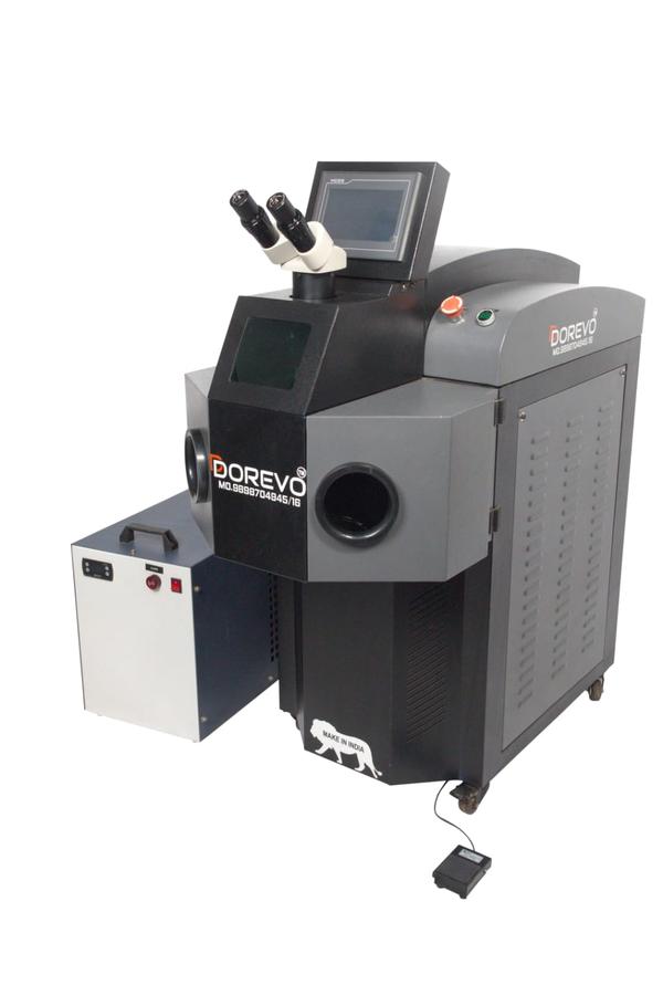 Introducing the ultimate solution for all your jewellery soldering needs - the Dorevo Laser Jewellery Soldering Machine. As the best laser marking machine manufacturer in Rajkot, we ensure top-notch quality and precision in every product we create.With our jewellery soldering machine in Rajkot, you can easily and efficiently solder gold and other precious metals with ease. Say goodbye to traditional methods and hello to a faster, more precise way of soldering.Additionally, our gold laser cutting machine and gold casting machine in Rajkot are perfect companions to complete your jewellery making arsenal. Upgrade your workshop with Dorevo Laser and experience the difference in quality and efficiency. 