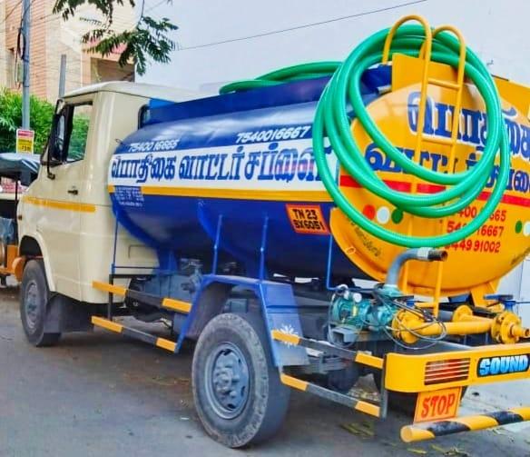 Our water tanker service provides fast and reliable delivery of borewell and domestic water straight to your home or business. With large capacity tankers, we ensure a continuous supply for your daily needs, whether it's for household use, construction, or gardening. Our service is efficient and hassle-free, ensuring fresh water at your doorstep whenever you need it.