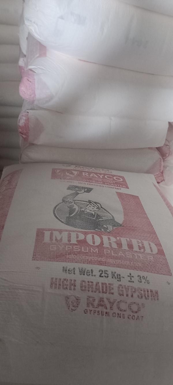 import gypsum powder 25 kg bags full coverage aria strog gypsum fast work smooth and white gypsum best quality material 