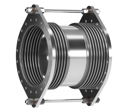 Universal expansion bellows, also known as universal expansion joints, are designed to absorb multiple types of movement—such as axial, lateral, and angular movements—in piping and ducting systems. They consist of two metal bellows connected by a spacer or pipe section in the middle. This design provides greater flexibility and movement absorption compared to single bellows. Universal bellows are highly versatile and used in applications where complex movements are anticipated due to temperature changes, pressure variations, and mechanical forces.How Universal Expansion Bellows WorkThe main function of universal bellows is to absorb multi-directional movement in piping systems. The dual bellows design allows the unit to accommodate movements in multiple planes, reducing stress on the system and ensuring its durability. These bellows are ideal for systems that undergo thermal expansion, vibrations, and mechanical shifts.Absorption of Axial, Lateral, and Angular Movement:Universal expansion bellows can handle different types of movement:Axial Movement: Expansion or contraction of the pipeline along its length due to temperature changes.Lateral Movement: Side-to-side displacement caused by misalignment, structural shifts, or installation tolerances.Angular Movement: The ability to absorb angular displacement, allowing the bellows to bend and rotate slightly, depending on the configuration of the system.The flexibility provided by the two bellows and central pipe section allows the unit to absorb a higher degree of movement compared to single bellows. This versatility makes universal bellows suitable for dynamic and complex systems.Thermal Expansion Compensation:In high-temperature environments, such as those found in power plants or chemical processing facilities, pipes expand and contract due to changes in temperature. Universal expansion bellows absorb these thermal movements, preventing excessive stress on the pipes and joints. This helps to avoid damage, leaks, and potential system failure.Vibration Damping:Universal bellows are excellent at dampening vibrations caused by fluid flow, machinery, or external forces. By allowing for controlled movement, they prevent vibrations from transferring through the system, which could otherwise lead to wear and tear, noise, and potential damage to the pipes and surrounding structures.Compensation for Misalignment:In long or complex piping systems, misalignment can occur due to improper installation or structural shifts. Universal bellows can accommodate lateral misalignment without compromising the integrity of the system, ensuring smooth operation.Technical SpecificationsSize Range: Universal expansion bellows are available in sizes ranging from 100 NB to 4000 NB, ensuring suitability for both small and large industrial systems.Temperature Range: These bellows can withstand temperatures up to 1000°C, making them ideal for use in high-temperature applications.Pressure Range: Universal bellows are designed to handle pressures up to 100 bar, providing robustness for high-pressure environments.Types of Universal Expansion BellowsStandard Universal Expansion Bellows:These are the most common type, designed to absorb axial, lateral, and angular movements. They are used in systems where a high degree of flexibility is required, such as in power plants and refineries. The dual bellows and center section allow for greater movement absorption compared to single bellows.Tied Universal Expansion Bellows:These bellows have tie rods or control rods attached to limit the axial movement while still allowing lateral and angular displacement. Tied universal bellows are used in systems where axial movement needs to be restricted, but lateral and angular flexibility is still required. The tie rods prevent the bellows from expanding or contracting axially under pressure, making them ideal for systems where axial forces could cause misalignment or damage.Custom Universal Expansion Bellows:For more specific applications, universal bellows can be customized to handle unique movement requirements. Customizations can include the length of the center pipe, the material of the bellows, and the addition of liners to protect the bellows from abrasive media or high flow rates. Custom bellows are used in specialized industries such as marine, offshore oil, and aerospace.Applications of Universal Expansion BellowsUniversal expansion bellows are used across a wide range of industries where piping systems are subject to complex movements. Their ability to absorb multiple types of movement makes them ideal for various high-temperature and high-pressure applications.Power Generation:In power plants, universal bellows are used in steam pipes, exhaust systems, and other areas where thermal expansion and vibration need to be controlled. The bellows absorb both the thermal movement of the pipes and any structural shifts, preventing st