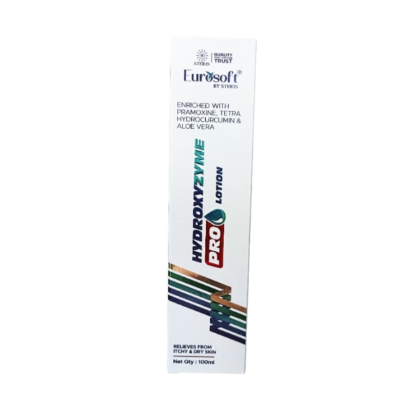 Hydroxyzyme Pro Lotion is a versatile skin-care solution designed to provide intense hydration and soothing relief to irritated and dry skin. Infused with a unique blend of natural extracts and scientifically proven ingredients, this lotion offers excellent moisturization, cooling sensation, and relief from itchiness and discomfort. Whether you're managing skin irritation or seeking a hydrating daily lotion, Hydroxyzyme Pro Lotion is formulated to deliver immediate results for soft, smooth, and healthy-looking skin. Key Benefits: Intensive Moisturization: The blend of light liquid paraffin, glycerin, and dimethicone provides long-lasting hydration, ensuring your skin stays soft and supple.Soothing & Calming: Aloe Vera extract and calamine powder offer immediate relief from irritation, rashes, and skin redness.Itch Relief: Pramoxine Hydrochloride works to quickly alleviate itching, providing comfort to irritated skin.Healing Support: Aloe Vera and Tetrahydrocurcumin work together to promote skin healing, reduce inflammation, and brighten the complexion.Gentle & Safe: The non-greasy formula is suitable for sensitive skin, with ingredients designed to protect and heal without causing further irritation. How Does It Work? Hydroxyzyme Pro Lotion combines the hydrating power of glycerin and light liquid paraffin with soothing agents like calamine powder and aloe vera extract to calm irritated and dry skin. Pramoxine Hydrochloride actively reduces itching, while ingredients like Tetrahydrocurcumin and bentonite offer anti-inflammatory and oil-absorbing benefits. Together, these components form a protective barrier that locks in moisture and shields the skin from external irritants while allowing the skin to heal and regenerate. Directions for Use: Clean and dry the affected area thoroughly.Apply a generous amount of Hydroxyzyme Pro Lotion to the skin and massage gently until fully absorbed.Use twice daily or as directed by a healthcare professional.For best results, apply consistently and avoid contact with the eyes. Side Effects: Hydroxyzyme Pro Lotion is generally well-tolerated by most skin types. However, some individuals may experience mild side effects, including:Temporary redness or stinging at the application siteMild irritation for extremely sensitive skin If you experience severe irritation, discontinue use and consult a healthcare professional.