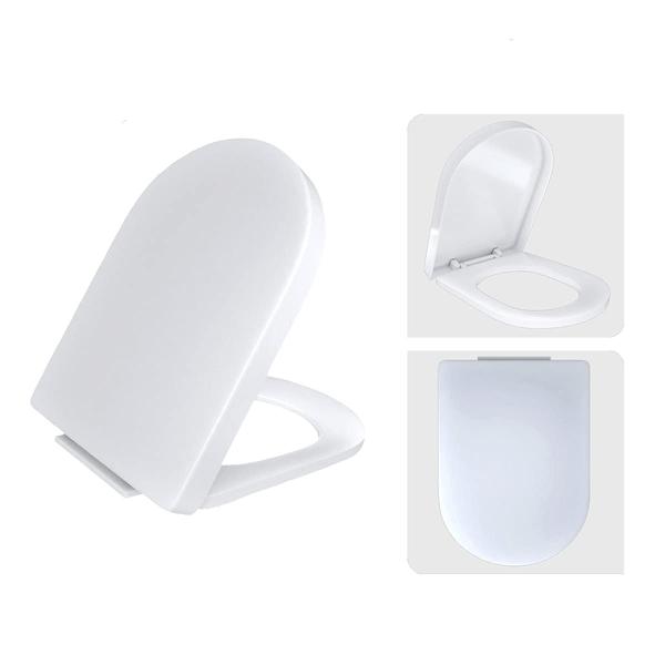 Match to all brand, Soft Close Technology: This toilet seat cover comes with soft close and noise proof technology