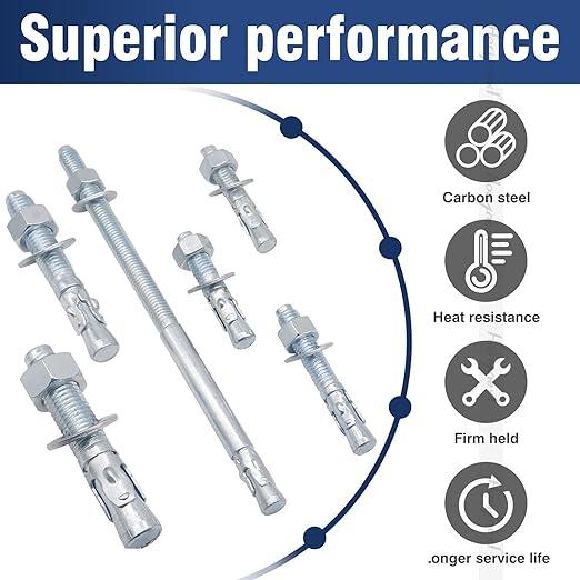 6mm SS 304 Anchor Fastener 8mm SS 304 Anchor Fastener 3/8