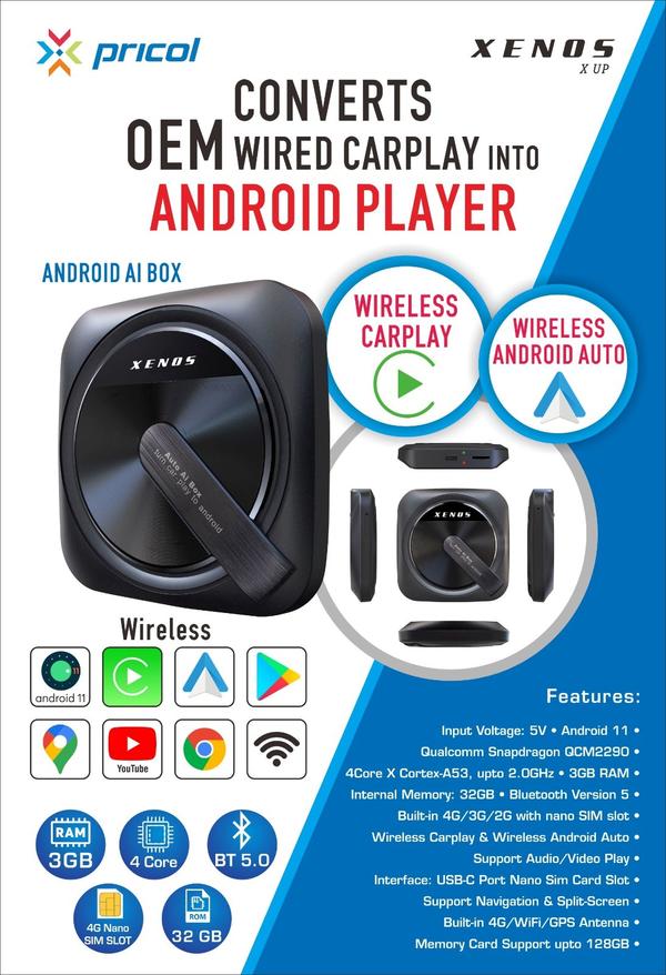 Converts OEM wired carplay into Android player