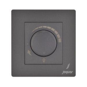The **Jaquar rotatable dimmer switch** is a versatile device that allows users to adjust lighting levels with a smooth, rotating mechanism. Known for its premium quality and sleek design, this dimmer switch is ideal for creating customized lighting ambiance in homes, offices, or commercial spaces. Its user-friendly operation enables precise control over light intensity, from bright to dim, enhancing energy efficiency and comfort. Crafted with durable materials, the Jaquar dimmer switch offers long-lasting performance and is designed to blend seamlessly with modern interiors, making it a popular choice for those seeking both functionality and style in lighting control.