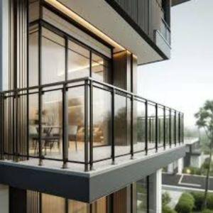 The **Daytona SS Glass Railing** is a sleek and modern railing system that combines stainless steel (SS) with tempered glass panels, offering a stylish and durable solution for balconies, staircases, and terraces. This design provides safety without obstructing views, making it ideal for both residential and commercial spaces. The stainless steel framework ensures longevity, corrosion resistance, and minimal maintenance, while the transparent glass panels enhance the open, airy feel of the environment. With its blend of strength and elegance, the Daytona SS Glass Railing is perfect for those seeking a contemporary, minimalist look with maximum functionality and durability.