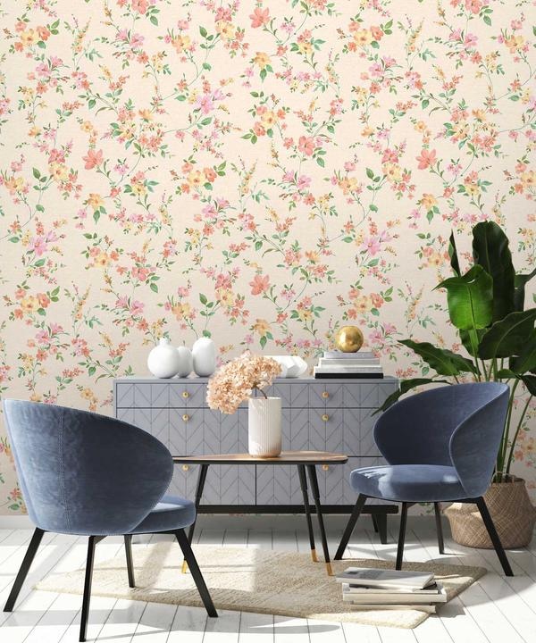 FloralDiscover a huge range of floral wallpaper designs at Excel and give your home a botanical makeover. If you’re after a vintage, classic or contemporary theme, our floral wallpaper patterns are versatile and will work just about anywhere – whether it’s your living room or the bedroom.Item DetailsUsage for: Living room, Bedroom, OfficePlease note : Not suitable for damp, dirty & rough surfacesPackage Contents : Excel wallpaper rolls is 10 mtrs x 53 cm = 5.3 Sq. mt. or 57 Sqft, Average utilization of each roll is 50 sqftInstructions: Spongeable, easy to remove, colorfast and fire resistant.It is not Self Adhesive wallpaper, we do not provide glue with wallpaper.Excel wallpapers are made of a premium, high quality and durable materials and are safe for walls and will last for years without fading.