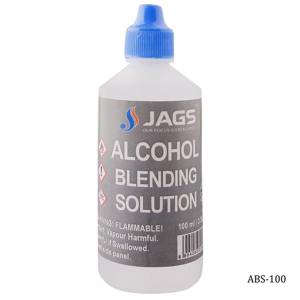 . Material: Alcohol. The bottle contains 100 ml of Alcohol Ink Blending Solution.2. Alcohol Ink blending solution is beneficial for blending, lightening, diluting, re-wetting, removing, and lifting ink colours.3. Use this blending solution to increase transparency, fluidity, and the working time of alcohol inks.4. Use these blending solutions to re-use your dried-out inks or mixatives. Use these to create your own shades of inks.5. These can also be used to clean inks from surfaces or hands after work.
