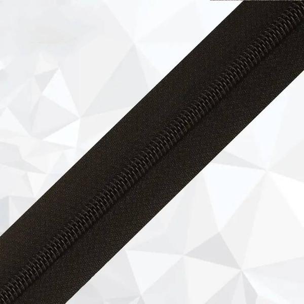 Environmental protection-recyclable polyester filament plastic can be reused, which greatly reduces the emissions of pollutants from manufacturing enterprises, thus protecting the environment, and save resources.Our presented series of 5No. Black CFC Zipper Roll is enormously demanded in the market for their long-lasting nature and superior finish.Heavy-Duty Polyester Construction: Crafted from premium polyester material, our #5 zippers are engineered for toughness and resilience. They can withstand the rigors of daily use, making them an ideal choice for long-lasting creations.Effortless Operation: The #5 size zipper ensures smooth and reliable zipping and unzipping. No more struggling with stuck or misaligned zippers; our zippers glide effortlessly, providing a hassle free experience.Versatile Application: These zippers are incredibly versatile and suitable for a wide range of projects. Whether you're designing clothing, accessories, bags, or home decor items, our #5 Polyester Zippers offer a secure and stylish closure solution.Multiple Length Options: We offer various zipper lengths to accommodate different project requirements. Choose from a selection of sizes, including shorter zippers for small projects and longer ones for jackets, dresses, or bags.Stylish Colors: Our zippers come in an array of attractive colors, allowing you to match or contrast with your fabric or design. Create eye-catching and cohesive looks with ease.Durable Zipper Pull: Each zipper features a robust metal or plastic zipper pull for easy gripping and smooth operation. The pull is designed to withstand regular use without wear or damage.Simple Installation: : Our #5 Polyester Zippers are user-friendly and can be sewn or attached with standard sewing techniques. Achieve professional results with ease, even if you're a beginner.Affordable Quality: We believe that top-quality zippers should be accessible to everyone. Our #5 Polyester Zippers offer exceptional value without compromising on performance.