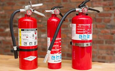 A fire extinguisher is an active fire protection device used to extinguish or control small fires, often in emergency situations. A fire extinguisher consists of a hand-held cylindrical pressure vessel containing an agent which can be discharged to extinguish a fire.
