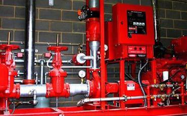 HYDRANT SYSTEMHydrant system consists of a system of pipe work connected directly to the fire water tank through the fire pump to provide water to each and every hydrant outlet and is intended to provide water for the firemen to fight a fire.