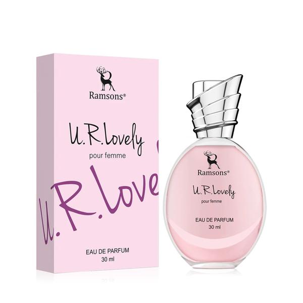 Ramsons Perfumes – U R Lovely 30 mlBrew a concoction of passion in your life with this Ramsons You are lovely Eau De Parfum which is the best fragrance any woman can have. It is infused with the top notes of amber, white flowers, lily and rose that are wedded perfectly to leave behind a trail of unforgettable fragrance.