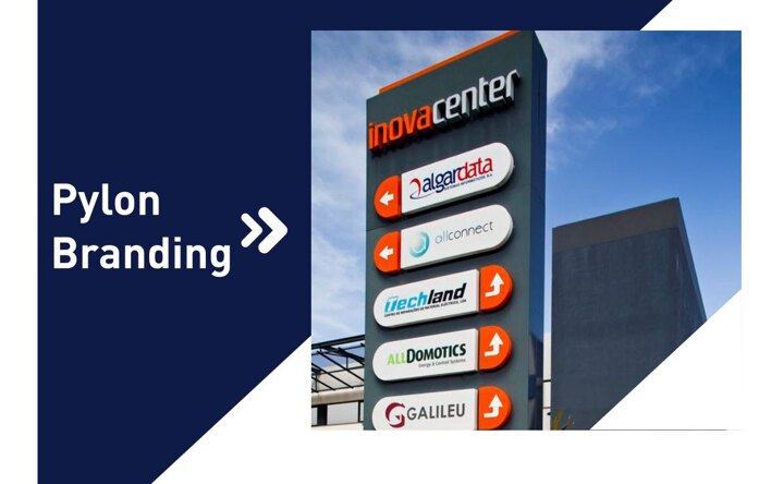 Pylon signs are tall, freestanding signs that are used to promote a brand, convey information, or advertise. They are often used in commercial areas like shopping centers, business parks, and along roadsides. Here are some things to know about pylon signs:PurposePylon signs are used to increase brand recognition, attract attention, and convey information. They can be used to display business hours, promote special promotions, and reinforce a brand name. DesignPylon signs can be customized to meet a business's needs. They can include a variety of graphic designs, logos, and messages. MaterialsPylon signs are often made with aluminum frames and acrylic or polycarbonate panels. Aluminum is lightweight, rust-resistant, and durable. Acrylic and polycarbonate are impact-resistant and UV-resistant. LightingPylon signs are often illuminated with LED lighting, which is bright, energy efficient, and can have programmable lighting effects. MaintenancePylon signs should be regularly cleaned and inspected for damage. If there is damage, it should be repaired as soon as possible to prevent further damage. InstallationWhen installing a pylon sign, it's important to consider local regulations, permits, and installation requirements.