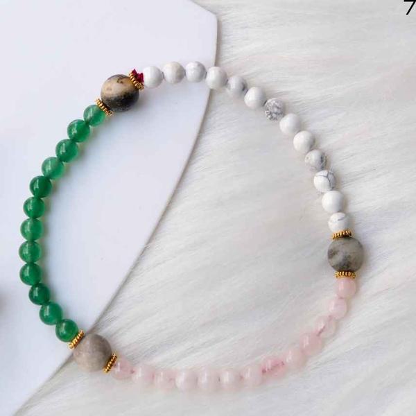 4mm genuine crystal beads Strung on durable stretchy cord Unisex Sizing Stone colors may vary Shipping time 5 working days minimum