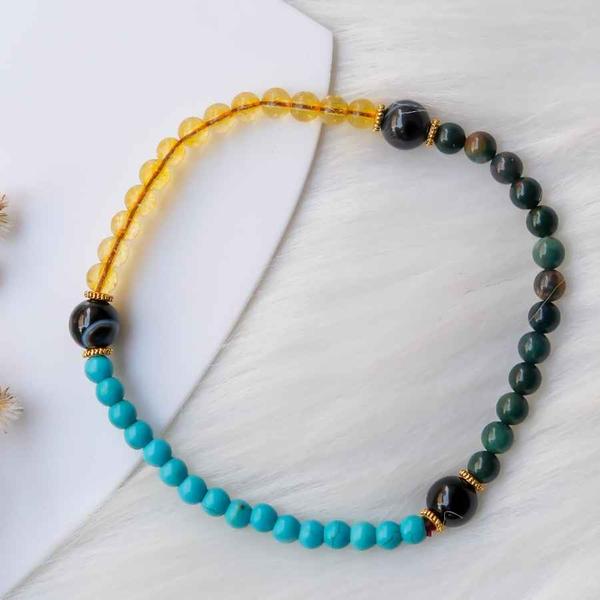 4mm genuine crystal beads Strung on durable stretchy cord Unisex Sizing Stone colors may vary Shipping time 5 working days minimum