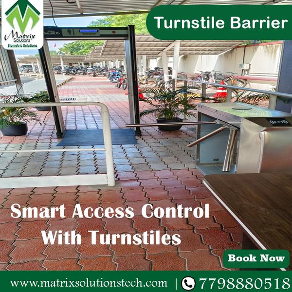 Tripod Turnstile Gates for India by Matrix SolutionsTripod Turnstile Gates are compact and durable access control solutions ideal for managing pedestrian flow. Designed to restrict unauthorized entry, they are commonly used in offices, metro stations, stadiums, and public institutions.FeaturesDurable Build: Made from stainless steel for long-lasting use.Controlled Access: Integrates with RFID, biometric, or card-based systems.Bidirectional Operation: Allows smooth entry and exit.Compact Design: Space-saving and aesthetically pleasing.BenefitsEnhances security by restricting unauthorized access.Manages crowd flow efficiently in high-traffic areas.Cost-effective with low maintenance requirements.ApplicationsBest suited for corporate offices, public transport hubs, factories, educational institutions, and Gym and clubs